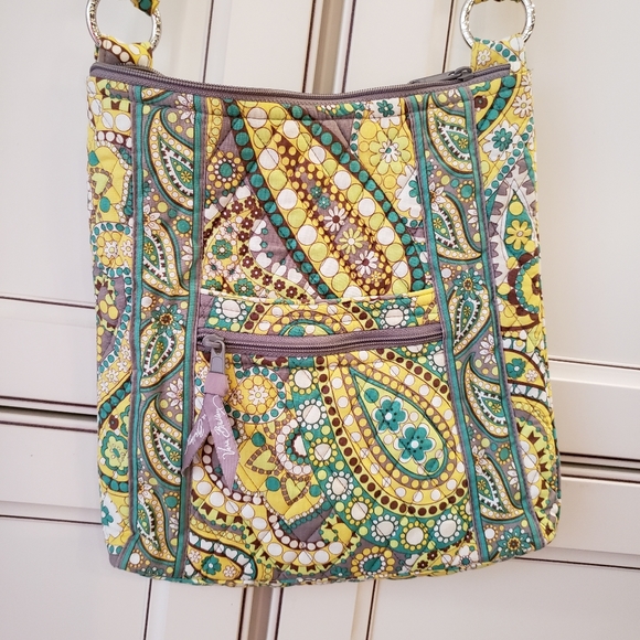 Vera Bradley Hipster & Coin Purse in Lemon Parfait - Picture 2 of 13